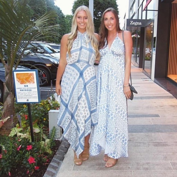 Halter open back maxi dress - Picture 1 of 4